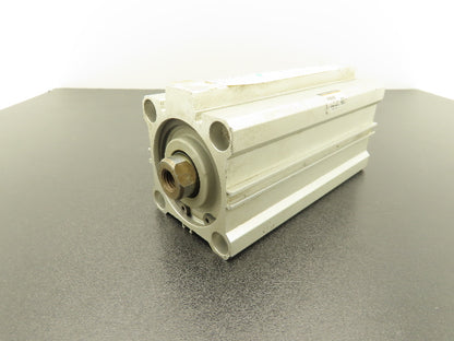 SMC CDQ2B50-85D Pneumatic Air Cylinder 50mm Bore 85mm Stroke 145psi Through Hole