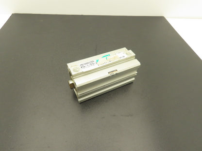 SMC CDQ2B50-85D Pneumatic Air Cylinder 50mm Bore 85mm Stroke 145psi Through Hole