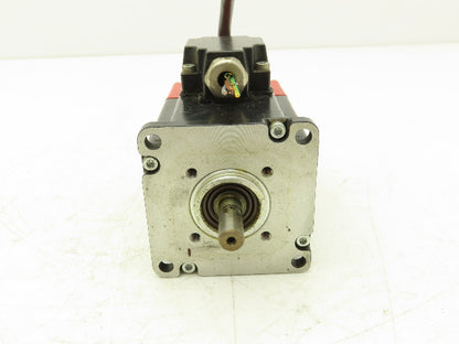 Motor Power Co 143251F1W1303 AC Servo Motor 4000 RPM 145V 1PH 0.65Nm W/Encoder