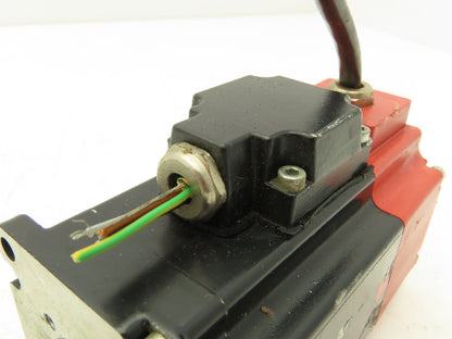 Motor Power Co 143251F1W1303 AC Servo Motor 4000 RPM 145V 1PH 0.65Nm W/Encoder