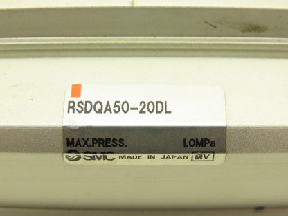 SMC RSDQA50-20DL Pneumatic Air Stopper Cylinder 50mm Bore 20mm Stroke