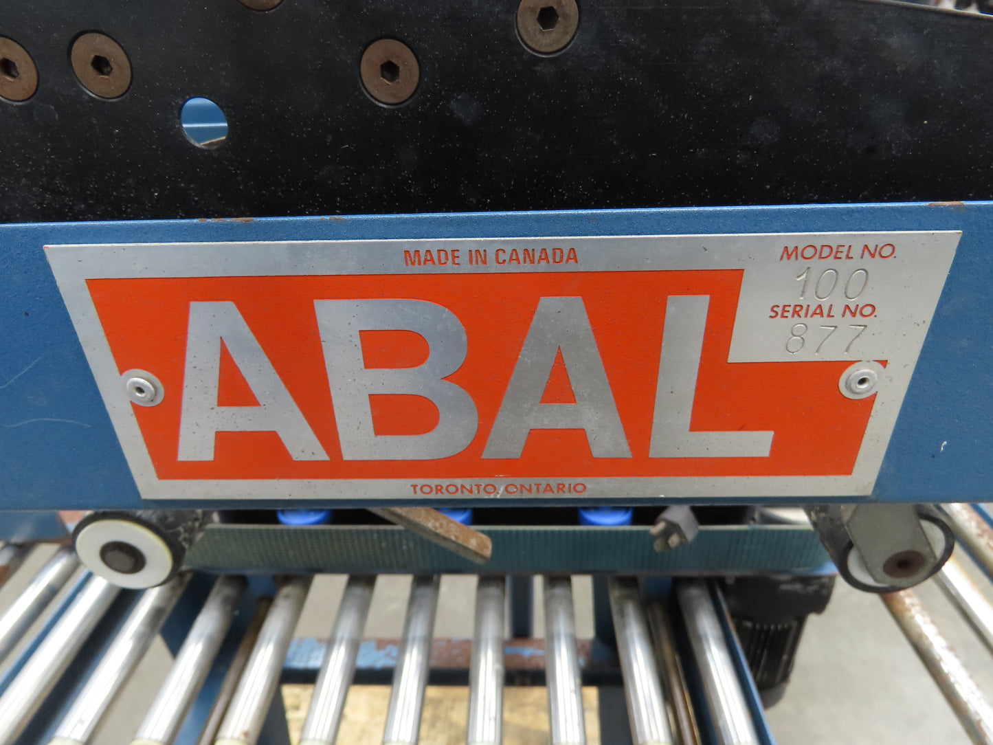 Abal 100 Little David Adjustable Case Sealer System 115V Top Bottom Taper