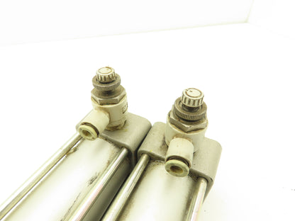 SMC NCDA1B150-1200 Pneumatic Air Cylinder 1.5" Bore 12" Stroke 250psi Lot of 2