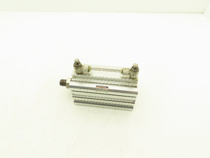 SMC CDQ2A63-100D Pneumatic Cylinder 63mm Bore 100mm Stroke 145psi Through Hole