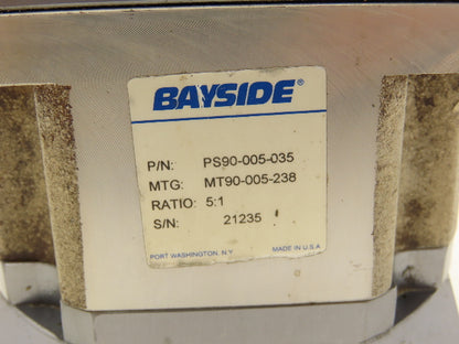 Bayside PS90-005-035 Inline Planetary Servo Gearbox 5:1 Reducer 350rpm