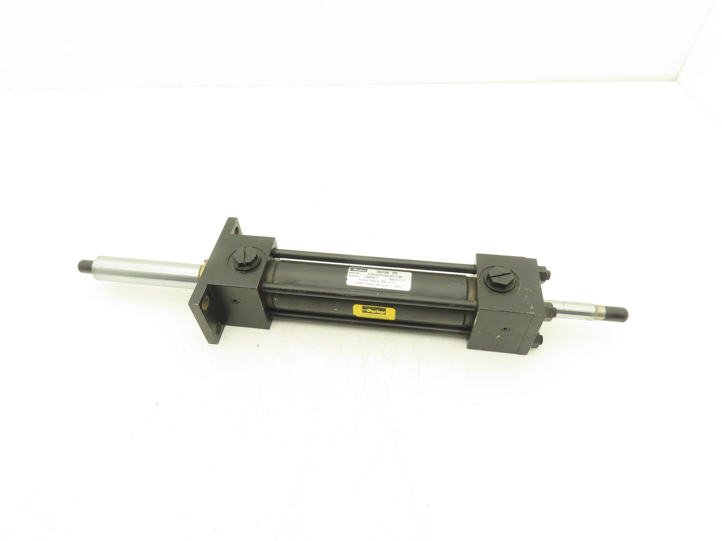 Parker CKJ2HLT23A14AC Hydraulic Cylinder Double End 1.5" Bore 6" Stroke 3000psi