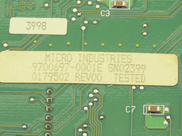 Micro Industries 0179504 | 9700697-0001E | 0179502 Data System Output Board