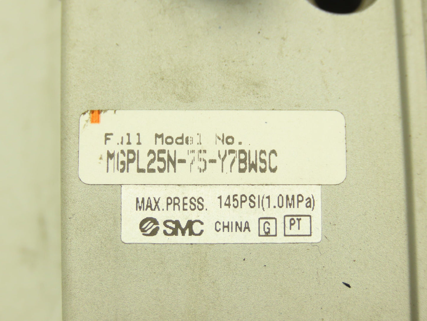 SMC MGPL25N-75 Pneumatic Air Guided Cylinder 25mm Bore 75mm Stroke