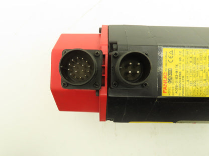 Fanuc AM9/3000 A06B-0163-B175 AC Servo Motor 1.8kW 3000rpm 161V 3Ph Aa64 Encoder