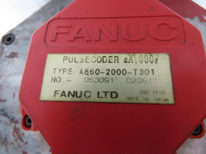Fanuc A06B-0247-B400 Servo Motor 4kW 3000 RPM 230V 3PH Encoder A860-2000-T301