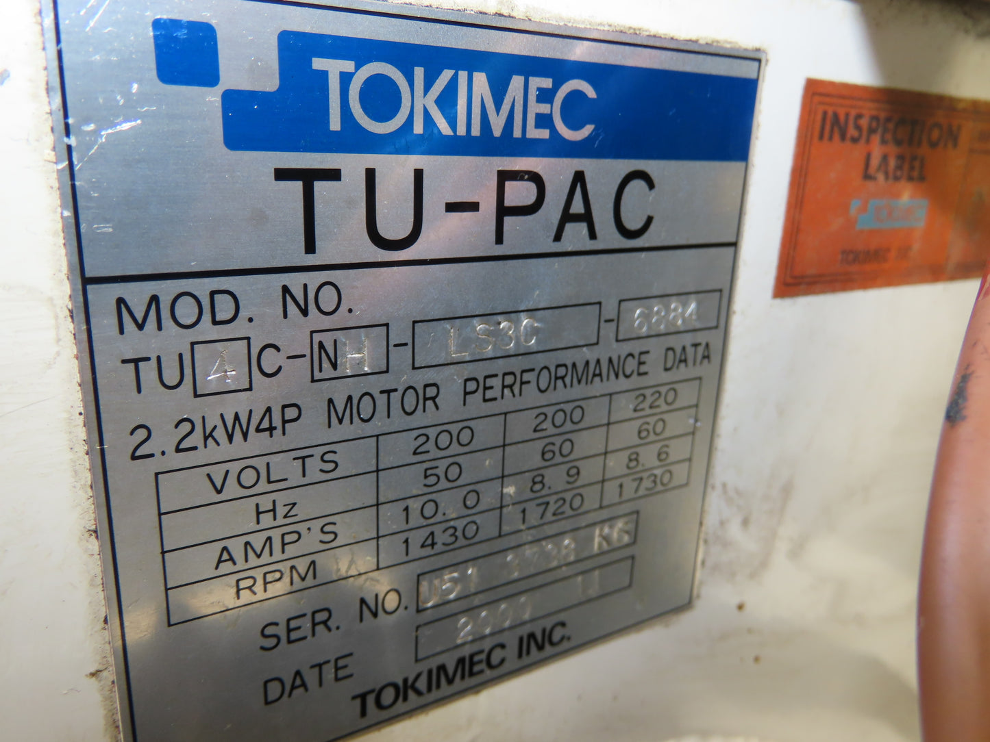 Hydraulic Power Unit 8 Gal 8gpm 2000psi 3Hp 220V 3PH P16VMR