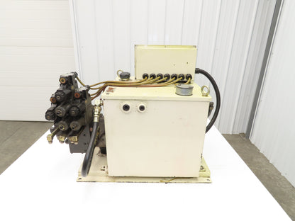 Hydraulic Power Unit 8 Gal 8gpm 2000psi 3Hp 220V 3PH P16VMR