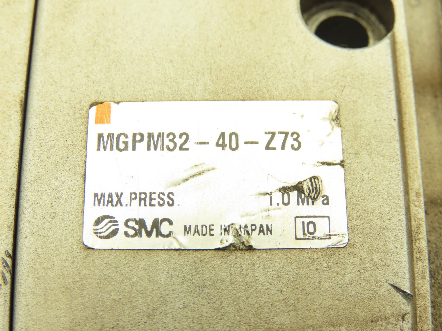SMC MGPM32-40 Guide Cylinder Pneumatic Actuator 32mm Bore 40mm Stroke Lot of 2