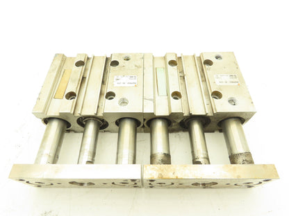 SMC MGPM32-40 Guide Cylinder Pneumatic Actuator 32mm Bore 40mm Stroke Lot of 2