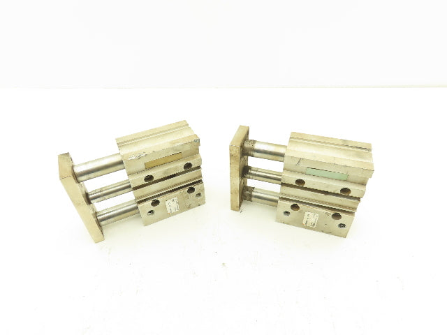 SMC MGPM32-40 Guide Cylinder Pneumatic Actuator 32mm Bore 40mm Stroke Lot of 2