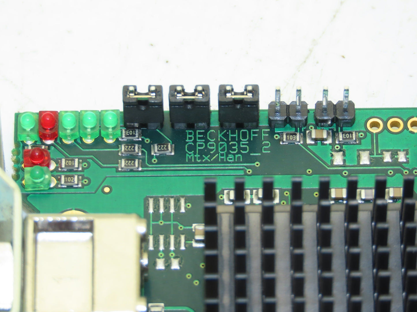 Beckhoff CP9035.2 RM200 Control Panel Interface PCI Card