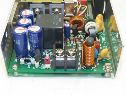 ICP ACE-716C DC Power Supply 12/-12/5/-5V 10/1.5/25/1A Out 24V 12A In BLOWN FUSE