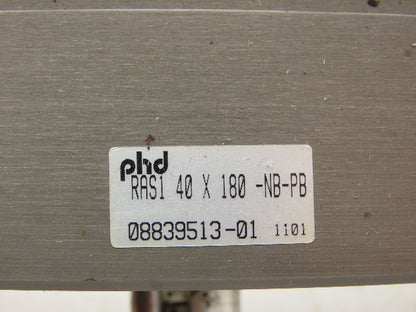 PHD RAS1 40x180-NB-PB Pneumatic Rotary Actuator 40mm Bore x 180° Rotation