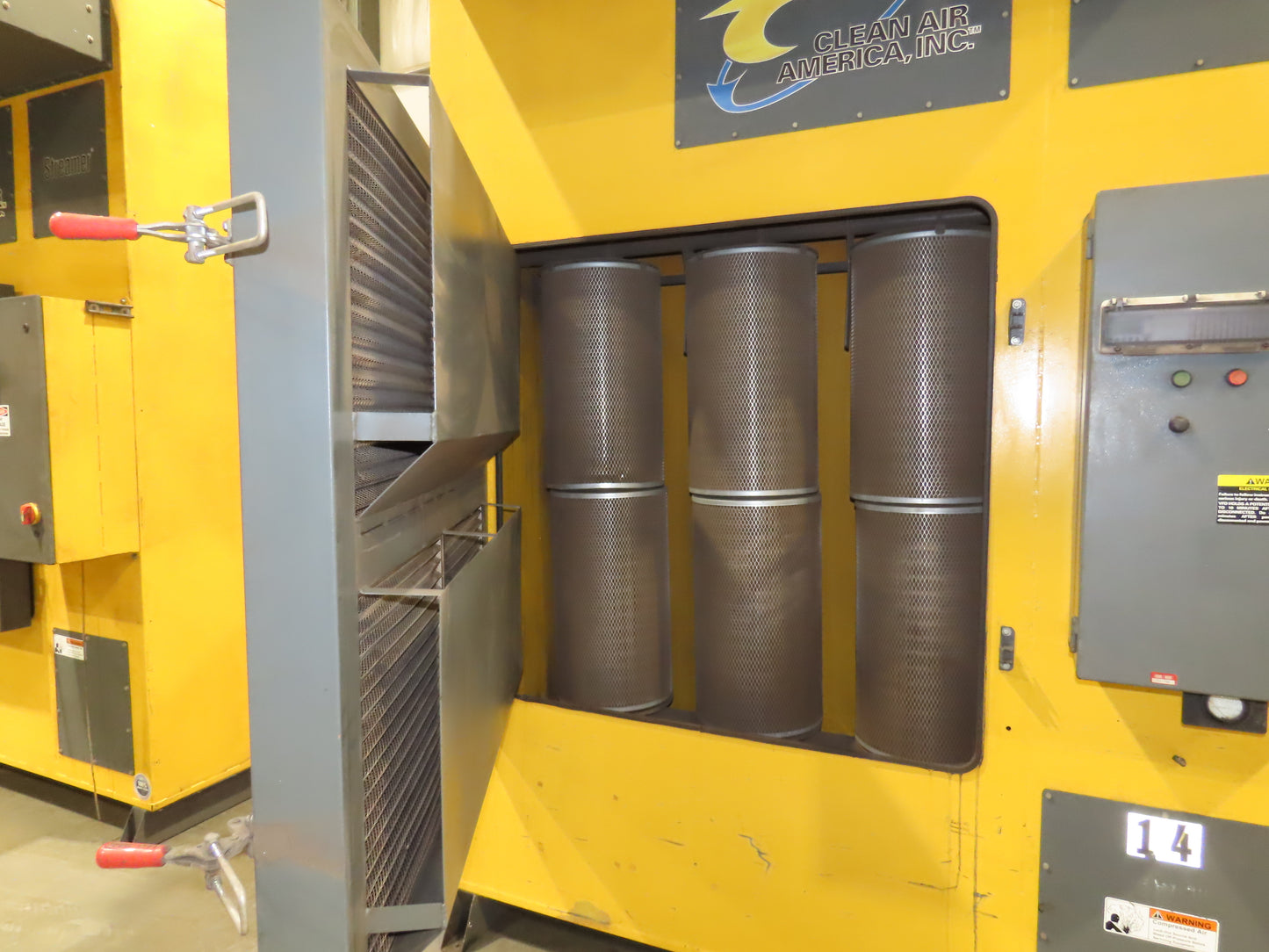 Clean Air America STR 6 Streamer Welding Dust Collector 10Hp 480V Pulser Filter