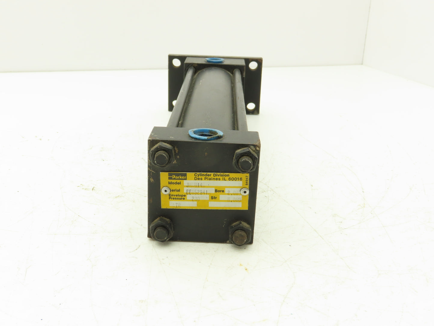 Parker JMAU14A Pneumatic Cylinder 2" Bore 8" Stroke 200psi Cap Flange