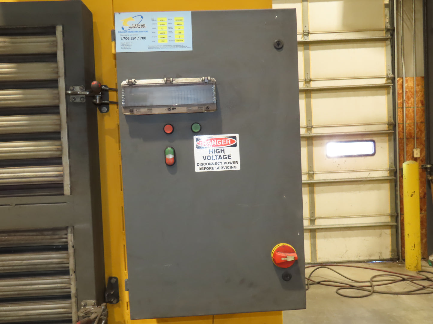 Clean Air America STR 6 Streamer Welding Dust Collector 10Hp 480V Pulser Filter