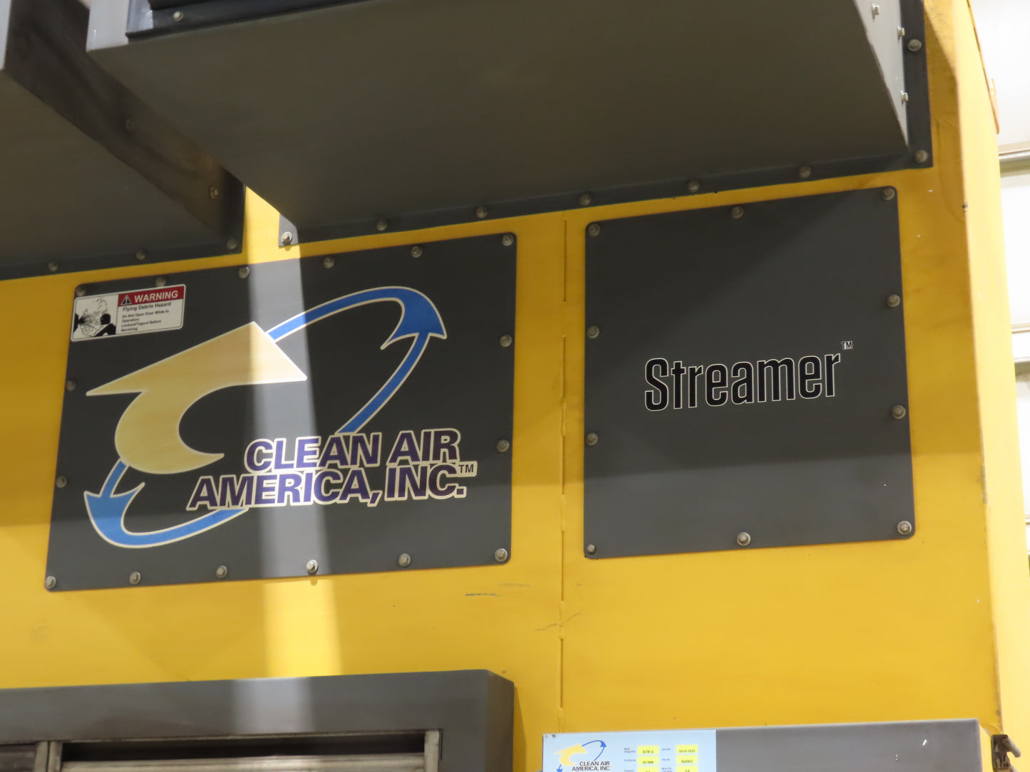 Clean Air America STR 6 Streamer Welding Dust Collector 10Hp 480V Pulser Filter