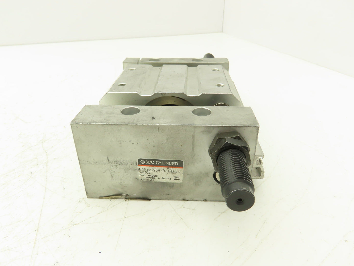 SMC NCDY2S25H-0110B Rodless Pneumatic Cylinder Slide Bearing 1" Bore 1.1" Stroke