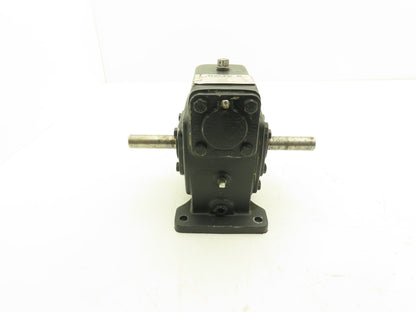 Morse 17L-T 1-LR Worm Gearbox 9.87:1 Reducer 1Hp 177rpm Dual Output