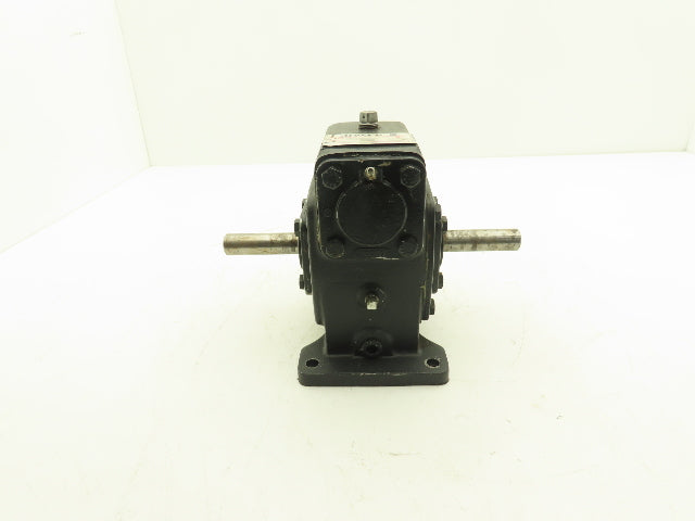 Morse 17L-T 1-LR Worm Gearbox 9.87:1 Reducer 1Hp 177rpm Dual Output