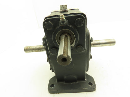 Morse 17L-T 1-LR Worm Gearbox 9.87:1 Reducer 1Hp 177rpm Dual Output
