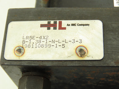 Hydro-Line LR5E-4X2-B-1.38-1-N-L-L-3-3 Hydraulic Cylinder 4" Bore 2" Stroke