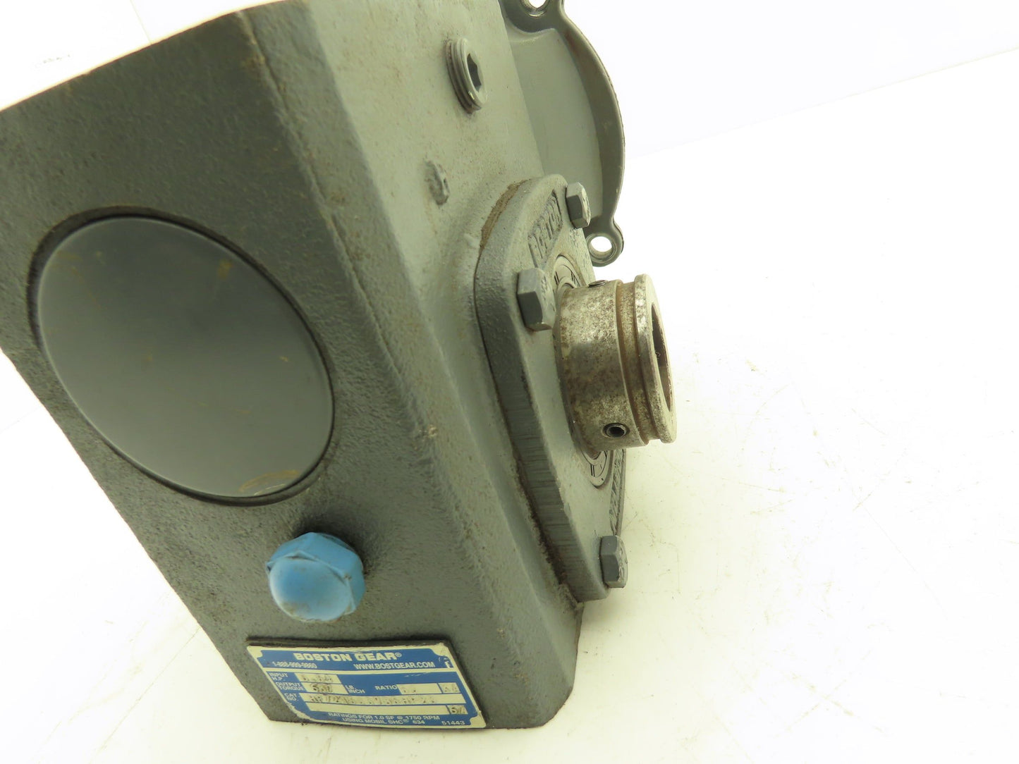 Boston Gear HF72150SVB5HP20 Worm Gearbox 50:1 Ratio 1/2Hp 35rpm 56C Hollow Shaft