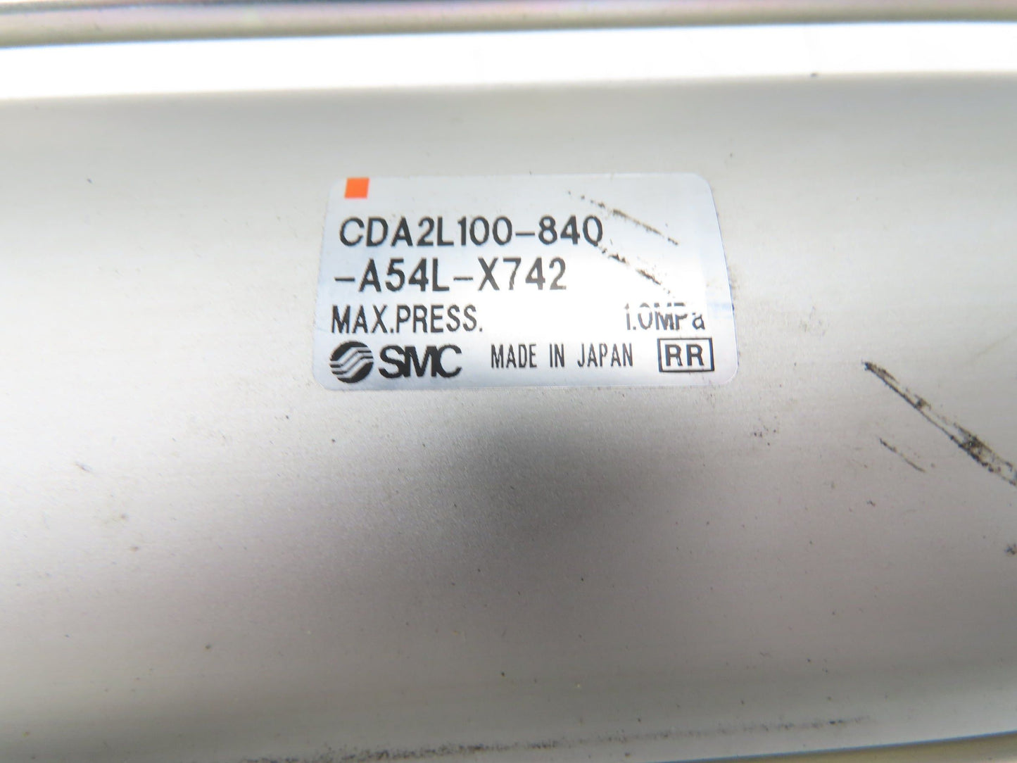 SMC CDA2L100-840-A54L-X742 Pneumatic Air Cylinder 100mm Bore 840mm Stroke 145psi