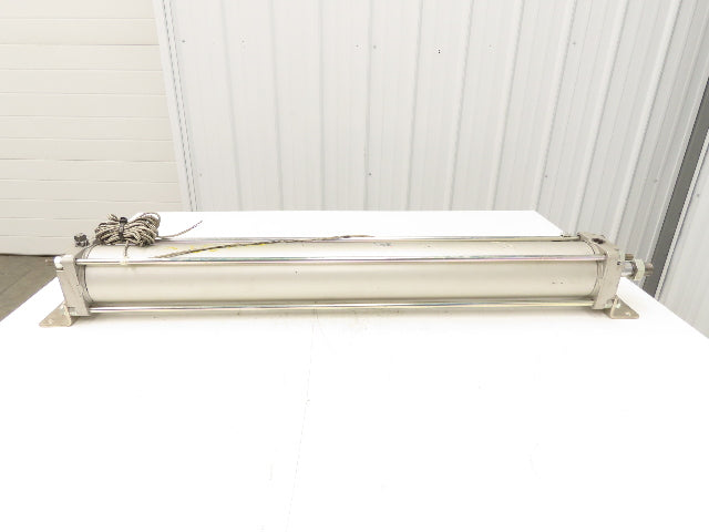 SMC CDA2L100-840-A54L-X742 Pneumatic Air Cylinder 100mm Bore 840mm Stroke 145psi