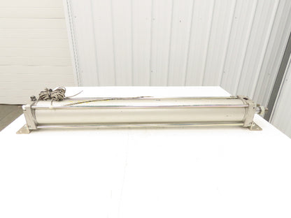 SMC CDA2L100-840-A54L-X742 Pneumatic Air Cylinder 100mm Bore 840mm Stroke 145psi