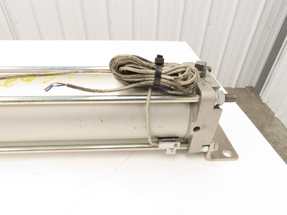 SMC CDA2L100-840-A54L-X742 Pneumatic Air Cylinder 100mm Bore 840mm Stroke 145psi