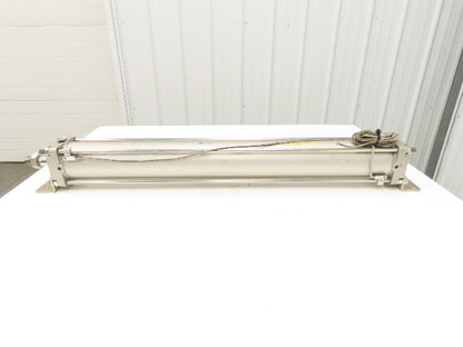 SMC CDA2L100-840-A54L-X742 Pneumatic Air Cylinder 100mm Bore 840mm Stroke 145psi