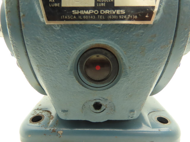 Shimpo NXB0400000AAA000 Worm Gearbox 2.2:1 Inline Reducer 1/2Hp 800rpm 56C