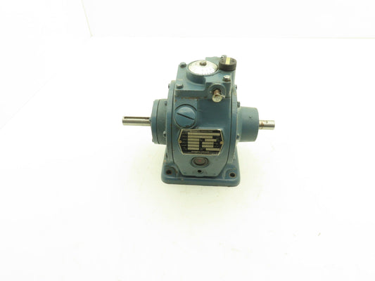 Shimpo NXB0400000AAA000 Worm Gearbox 2.2:1 Inline Reducer 1/2Hp 800rpm 56C