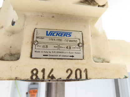 Vickers VVA40R-CCWW20 Vane Hydraulic Pump 19 GPM At 1750rpm 914 PSI