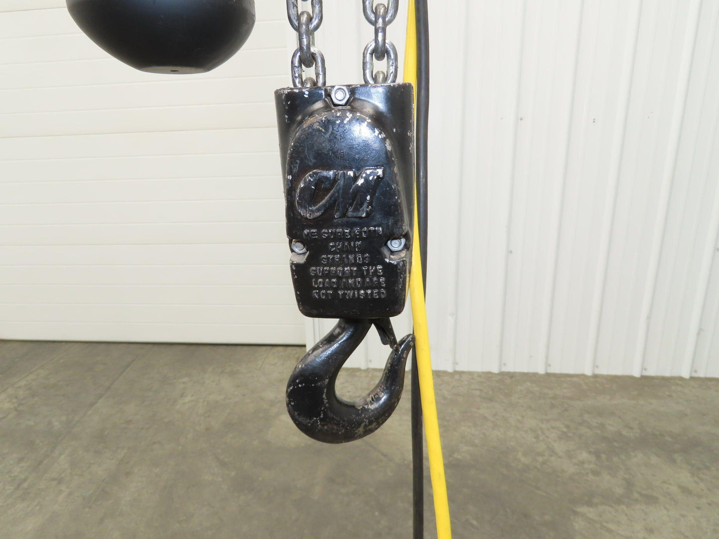 CM Lodestar RR 2 Ton Electric Chain Hoist 15' Lift 16 FPM 230/460 3PH 11'Pendant