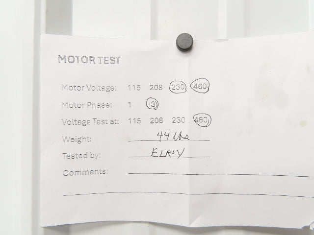 Franklin Electric 1313007110 Booster Pump 1.5Hp 3450rpm 230/460V 3PH Motor