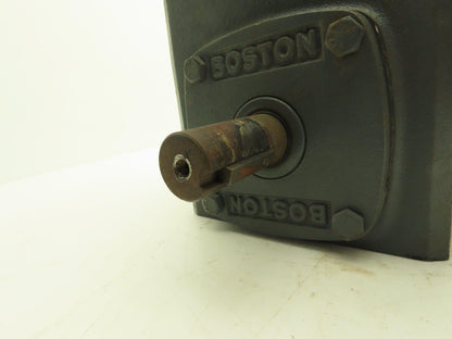 Boston Gear F72150B5H Worm Gearbox 50:1 Ratio 1/2Hp 35rpm 56C Dual Output