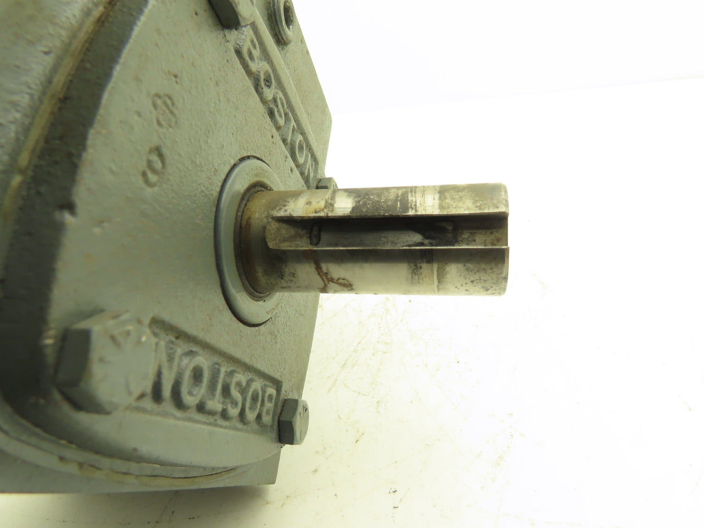 Boston Gear F72150B5H Worm Gearbox 50:1 Ratio 1/2Hp 35rpm 56C Dual Output