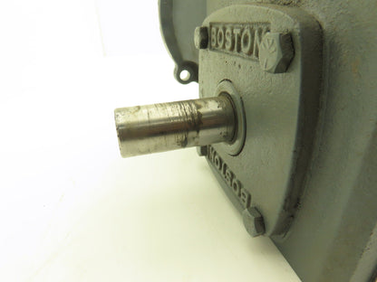 Boston Gear F72150B5H Worm Gearbox 50:1 Ratio 1/2Hp 35rpm 56C Dual Output
