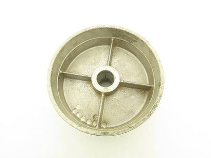 Aluminum Flat Belt Pulley 6" Wide x 10" Dia Tapered Bore