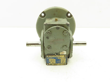 Cleveland Gear 15TF564M Worm Gearbox 50:1 Ratio 437rpm 56C Dual Output