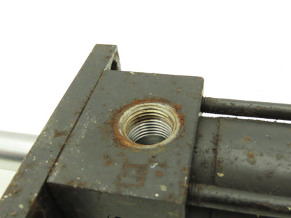 Parker Double Rod Pneumatic Air Cylinder 1.5" Bore 6" Stroke 18-1/4" Rod 250psi