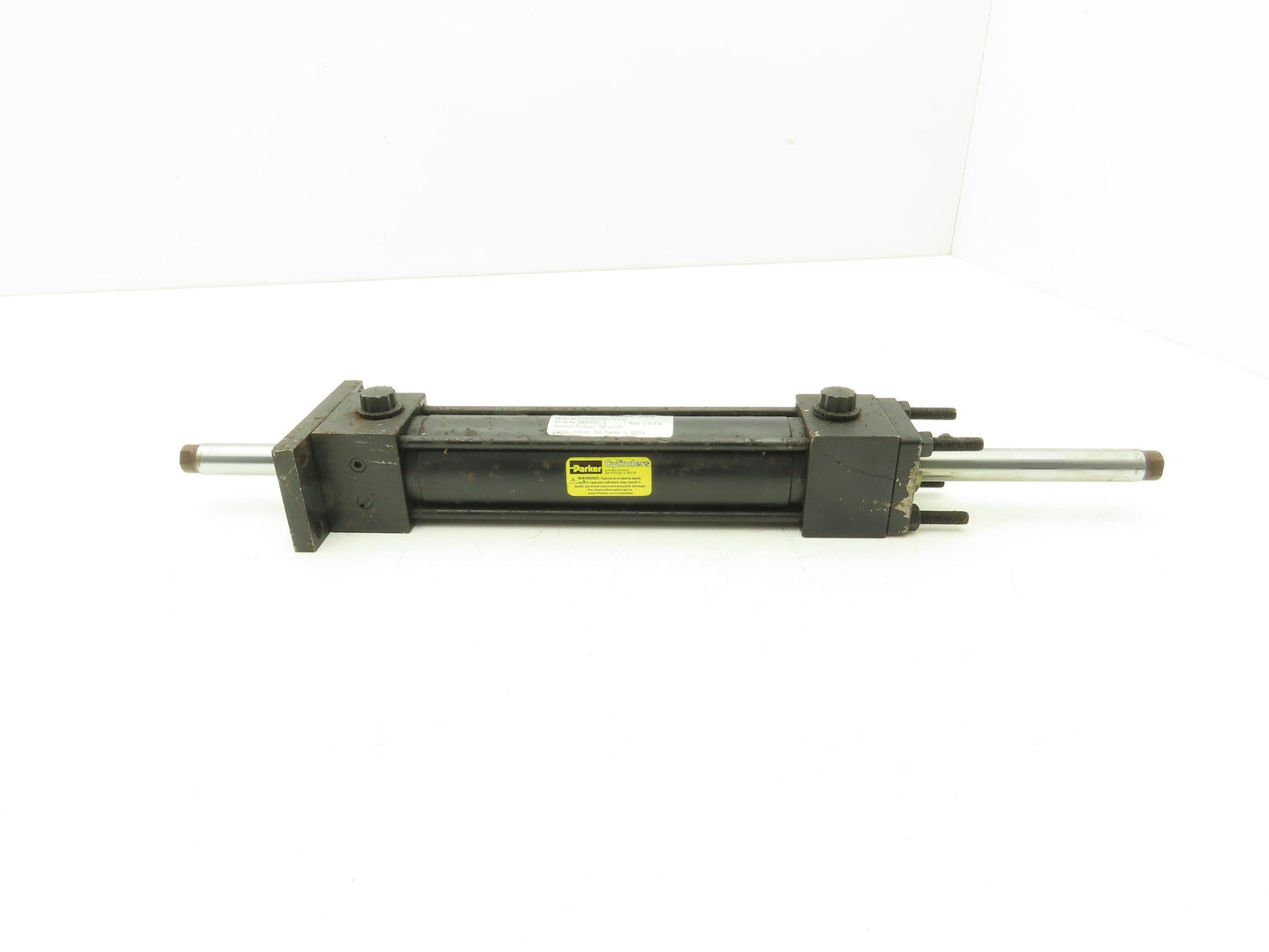 Parker Double Rod Pneumatic Air Cylinder 1.5" Bore 6" Stroke 18-1/4" Rod 250psi