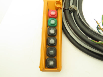 Hanyoung Nux KTL-SH02003-2006 Hoist Control Pendant 6-Button 20' Cable